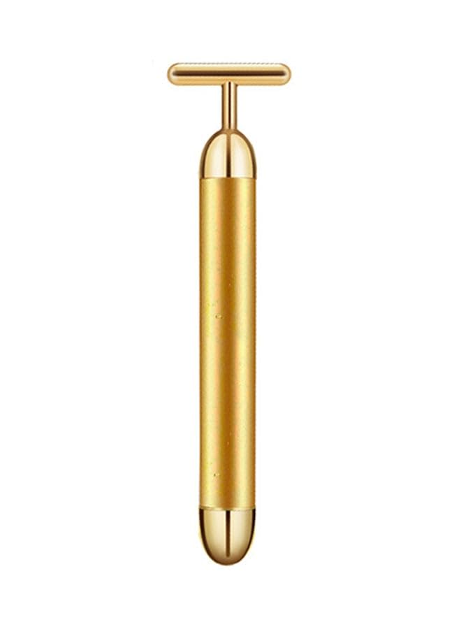 Electric Massage Beauty Stick Gold 15Centimeter Multicolor