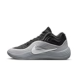 Nike Men's Precision 8 Mid Basketball Shoes, Anthracite/Sail-Wolf Grey-Sail, 12