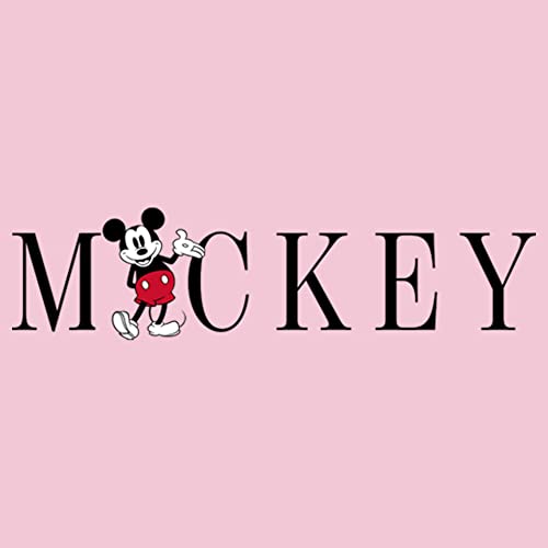 Disney Characters Simply Mickey Girl's Solid Crew Tee2