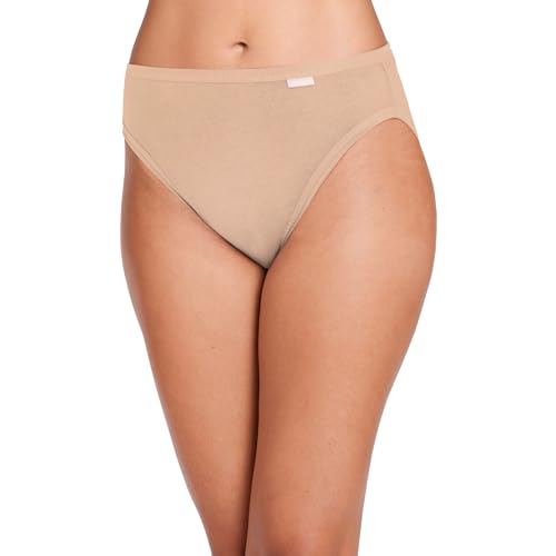 Image of Jockey Women's Underwear Plus Size 100% Cotton Elance French Cut - 3 Pack