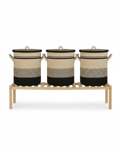 Image of lid Laundry Basket for Clothes, Toy Storage Basket, Storage Basket for Living room, Multi-Purpose, Extra Large Laundry Basket, Dirty Cloth Baskets, 15x20 in inch (LXH) (BG2)