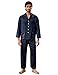 Produktbild LilySilk Seide Pyjama Herren Nachtwäsche Unifarbe Elegant 22 Momme - M Dunkel Blau
