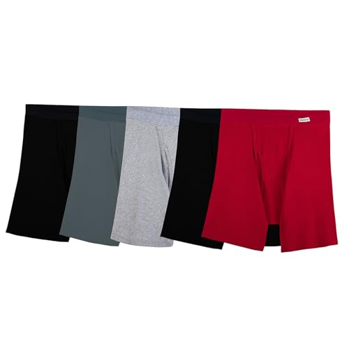 Listado de Fruit Of The Loom disponible en línea. 50 Fruit of The Loom 5CBB01M.103 Boxer Ajustado 5pk para Hombre, Colores Solidos M