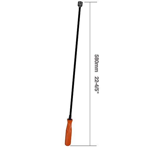 SUPERYO 22.8” 10LB Flexible Magnetic Pickup Tool Bendable Retrieve Stick (580mm length)