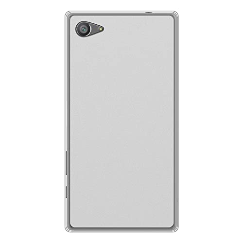 Shantime Soft Case Compatible with Sony Xperia Z5 Compact, Slim Shockproof Bumper Protective Back Cover, Anti-Scratch Flexible Shell, Grip-Friendly(White)