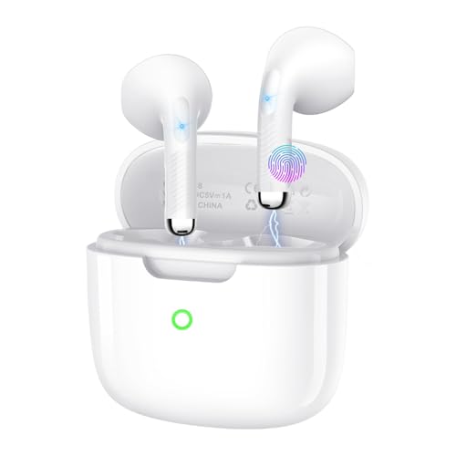 YELKUTT Bluetooth Kopfhörer, Kopfhörer Kabellos Bluetooth 5.4 mit 6 ENC-Mikrofonen 50h Spielzeit HiFi Bass IPX7 Wasserdicht Sport Kopfhörer für Fitness Reisen Umweltgeräuschunterdrückung