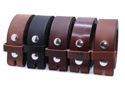 All American Leather Belt Without Buckle-Amish Handmade in USA-Heavy Duty Work Men's Leather Belt 1.50-Leather Belt No Buckle4