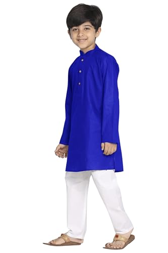 Image of Chandrakala Kids Kurta Set for Boys Indian Ethnic Wear (KK117-P)