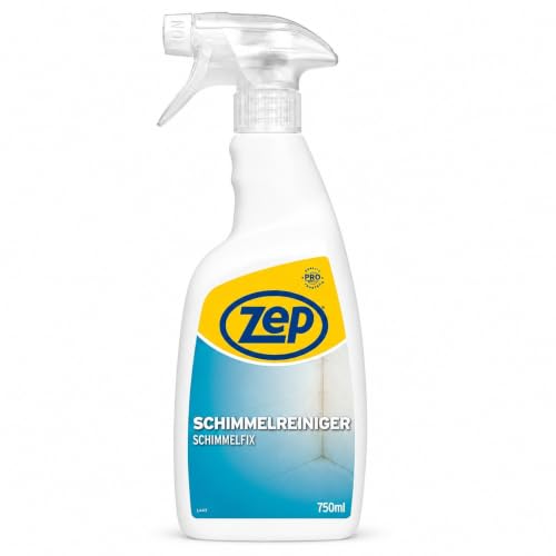 ZEP Schimmelfix Schimmelreiniger 750 ml – Verwijdert Zwarte en Grijze Schimmelaanslag van Wanden, Voegen en Vloeren – Voor Badkamer, Keuken en Kelder – Binnen en Buiten