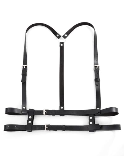 Campsis Leather Harness Belt Fashion Rave Body Accessory for Men2