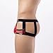 Mens Lingerie Stretch Elastic Waistband Exotic Lingerie Sexy Funny Breathable Male Athletic Fashion Comfort Stylish Homewear Red
