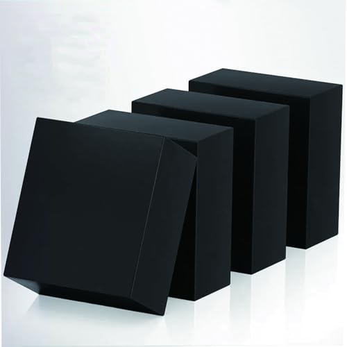 Image of High-Density Polyethylene (HDPE) Plastic Block 2 inch Thick - 3 inch x 6 inch HDPE Plastic Sheet for Machining,Home Improvements,DIY Projects(Black PE Sheet 2 PCS)