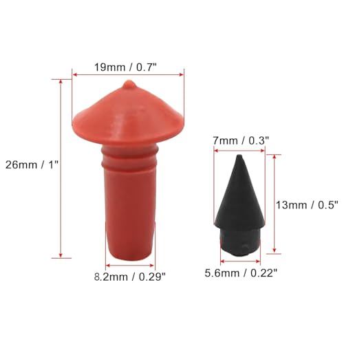 Image of Hetkrishi Tire Repair Kit, Tire Plug Kit Heavy Duty Professional, Deluxe Tubeless Tire Plugger Repair Kit with Mushroom Plug for Motorcycle, Truck, ARB, ATV, Tractor, RV, SUV, Trailer