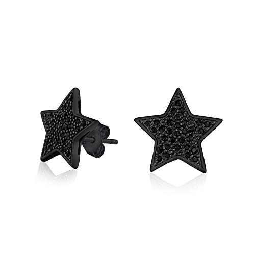 Pendientes de estrella celestial rosa en plata de ley .925 y oro rosa de alta joyería