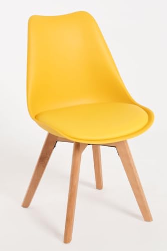 Regalos Miguel - Packs Sillas Comedor - Pack 6 Sillas Synk Basic - Amarillo