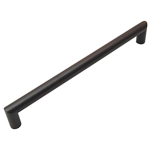10 Pack - Cosmas 703-192ORB Oil Rubbed Bronze Contemporary Cabinet Hardware Bar Handle Pull - 7-1/2" (192mm) Hole Centers