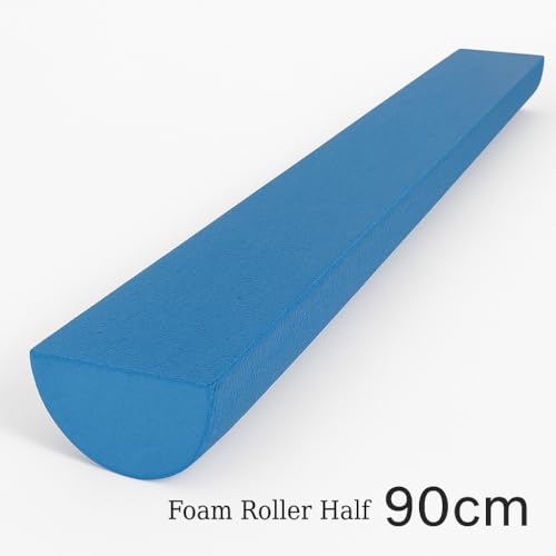 Image of Half Foam Roller 90cm Foam Roller for Muscles and Core Stabilization and Balance Exercises Pilates & Yoga