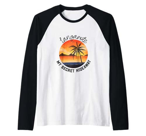 Lugar secreto Lanzarote Camiseta Manga Raglan