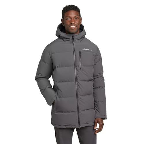 Eddie Bauer Men's Glacier Peak Seamless Stretch Down Parka, Dark