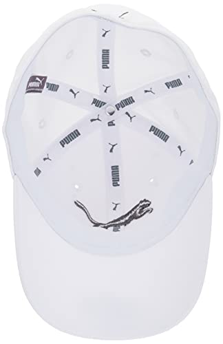 Puma Unisex Adult Evercat Mesh Stretch Fit Baseball Cap, White, Small-Medium Us #TOP2