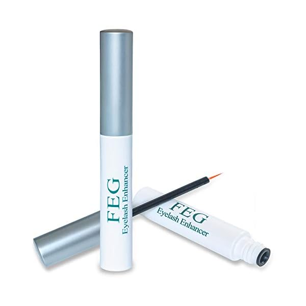 FEG-Eyelash-Rapid-Eye-Lash-Growth-Serum-For-Lash-and-Brow-Fast-Effective-Growth-Creates-Longer-Darker-Eyelashes-Best-Natural-Eyelash-Serum-to-Grow-Lashes-in-the-Market-3-Pack FEG Eyelash Enhancer Rapid Eyelash Growth Serum with Natural Ingredients | Lash Serum for Growing Naturally Thick, Full, and Long Eyelashes | Stimulates Natural Eyelash Growth | 3-Pack of 3ml Tubes