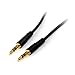 StarTech.com 3.5mm Audio Cable - 3 ft - Slim - M / M - AUX Cable - Male to Male Audio Cable - AUX Cord - Headphone Cable - Auxiliary Cable (MU3MMS)