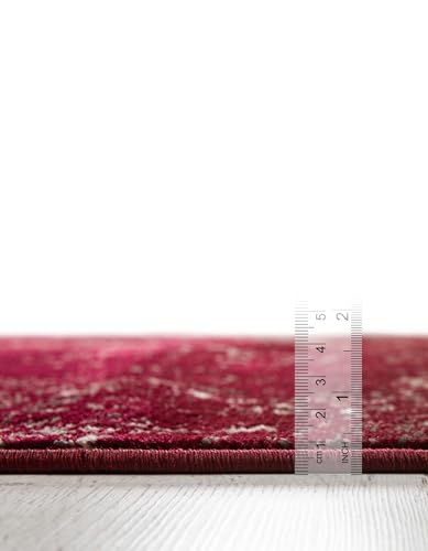 Tapis traditionnel bordeaux Unique Loom 274x366 cm Sofia pour salon chic - 3