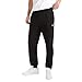 Champion Men's Cinched-Bottom Lounge Pants, Standard Fit, Lightweight 100% Cotton, Available in Regular and Big & Tall, Black, X-Large