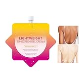 Huidzonbescherming, breed spectrum zonnebrandcrème - SPF zonnebrandcrème,50 g waterdichte niet-vette hydraterende zonnebrandcrème voor reisvakantiewandelende loopmake-up
