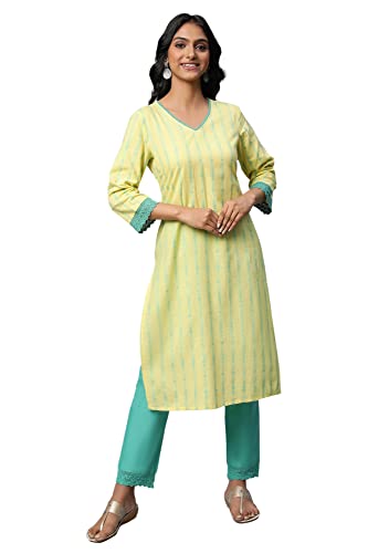 Image of Aurelia Cotton Women Kurta with Pant