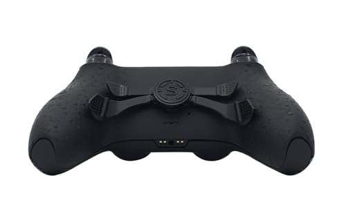 Image of Sage Controllers PRO+ Controller compatible with PS5 Console & PC | Custommade Wireless P.S5Gaming Controller with 4 Back Paddles, Clicky Triggers & Bumpers | Glow in the dark - SpiderMn theme | Professional gaming controller (Pro+ with Hall Effect TMR)