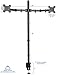 VIVO Dual Monitor Stand Up Desk Mount Extra Tall 39 inch Pole, Fully Adjustable Stand for up to 27 inch Screens, Black, STAND-V012