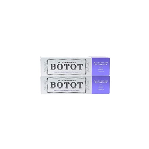 Botot pâte dentifrice figue menthe cannelle lot de 2 x 75ml Cover