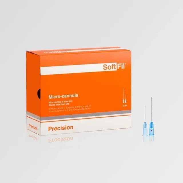 Microcannula 23G | Lunghezza 30mm con Foro Laterale | Strumento Tecnico Monouso di Alta Precisione | Prodotto per Uso Professionale