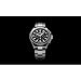Alpina Mens Alpiner Chronograph Swiss Quartz Silver-Tone Stainless Steel Watch, Black Dial Style: AL-373BB4E6B