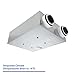 Panasonic Intelli-Balance 100 Energy Recovery Ventilator (ERV), 30-100 CFM, Standard Plug-In, Temperate Climate, FV-10VE2