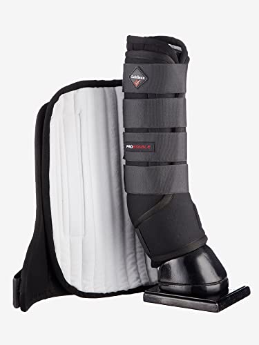 LeMieux Horse Stable Boots - Black Easi-Breath Protection - Support Gear and Training Equipment - Equine Boots, Wraps & Accessories - Medium
