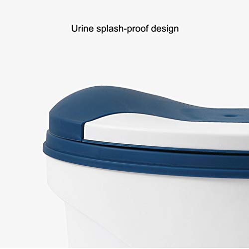 Potty-training toilet, babyjongens en meisjes mini-toiletpotje, gemakkelijk schoon te maken Comfortabel (Color : Blue… - Afbeelding 3