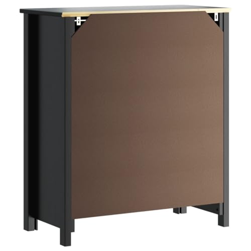 Muebles de baño de pino negro BERG para maximizar tu espacio de aseo 7