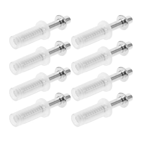 Kit de hardware para puerta bifold con rodillos superiores, 15 piezas, herrajes, bisagras, repuesto para closet, partes de pivote, riel metálico, manijas para ducha, armario y closet miniatura 1