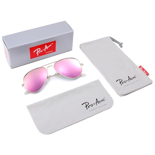 Image of Pro Acme Aviator Sunglasses for Men Women Classic Polarized UV400 Protection