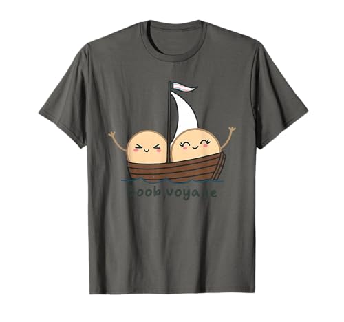 Boob Voyage Funny Design T-Shirt