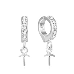 White Gold/Rhodium Plated Sterling Silver