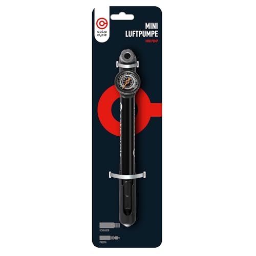 {Hinchador Bicicleta Manometro Hinchador Optio Cycle Bomba Bicicleta 120 PSI (8,3 Bar) Mini Bomba de Aire Bicicleta con Manometro | Inflador Bicicletas | Bomba de...