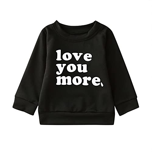 Sweatshirt baby kinderen trui ronde hals lange mouwen effen briefprint warm bovendeel top longsleeve casual trui lange… - Image 8