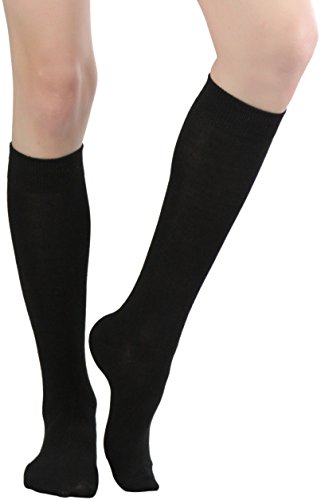 Image of ToBeInStyle Women's Pack of 6 or 12 Knee High Socks