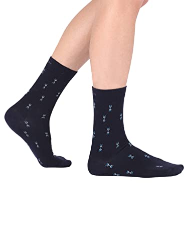 Image of Jockey 7104 Men's Compact Cotton Stretch Crew Length Socks with Stay Fresh Treatment (Pack of 3 Pattern May Vary)