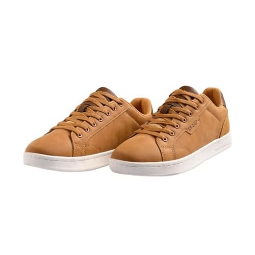Kappa Tango, Calzado Deportivo Hombre, Yellow Tan/Brown Brique, 43 EU