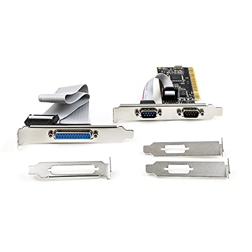 StarTech.com PCI Serial Parallel Combo Card with Dual Serial RS232 Ports (DB9) & 1x Parallel LPT Port (DB25) - PCI Combo Adapter Card - PCI... - Image 2