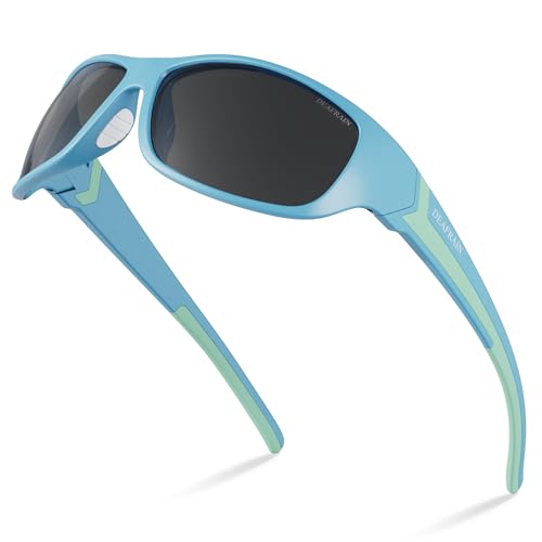 Lunettes de soleil de sport anti-éblouissement avec verres polarisés et protection UV totale